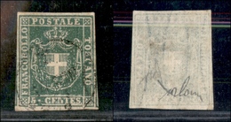 0155 ANTICHI STATI - TOSCANA - Governo Provvisorio - 1860 - 5 Cent (18) - Grandi Margini - Molto Bello - Cert. AG (400) - Altri & Non Classificati