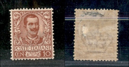 0213 REGNO - 1901 - 10 Cent Floreale (71) - Ottima Centratura (700) - Other & Unclassified