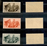 0246 REGNO - 1941 - Non Emessi (457A/457C) - Serie Completa - Gomma Integra (350) - Other & Unclassified