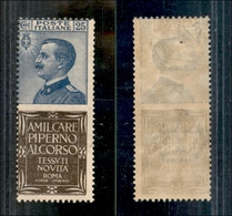 0282 REGNO - 1924 - 25 Cent Piperno (6-Pubblicitari) - Gomma Integra - E.Diena (4.500) - Andere & Zonder Classificatie