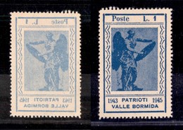 0504 EMISSIONI LOCALI - VALLE BORMIDA - 1945 - 1 Lira Perseo (13) Con Decalco Della Stampa Tipo Varietà “n” - Non Catalo - Otros & Sin Clasificación