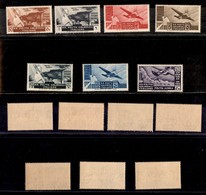 0588 COLONIE - EMISSIONI GENERALI - 1933 - Posta Aerea (15/21) - Serie Completa - Gomma Integra - Cert. AG (900) - Altri & Non Classificati