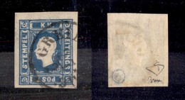 0729 AUSTRIA - 1858 - 1,05 Kreuzer Per Giornali (16) - Cert. Diena (700) - Altri & Non Classificati