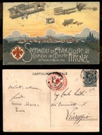 0895 POSTA AEREA - 1910 (30 Marzo) - Firenze Comitato Per Un Esperimento Di Aviazione - Cartolina Per Viareggio - Altri & Non Classificati