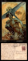 0896 POSTA AEREA - Valico Del Sempione - Settembre 1910 - Illustratore Codognato Plinio - Viaggiata 19.11.1912 (Arr.220) - Altri & Non Classificati