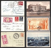 0918 POSTA AEREA - 1925 (28 Giugno) - Livorno Posta Aerea Eccezionale - Tre Cartoline (39/39a) - Altri & Non Classificati