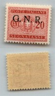 1450 GNR VERONA - 1944 - GNR Verona - 20 Cent (49 - Segnatasse) - Punto Piccolo Dopo N - Gomma Integra - Non Catalogato  - Altri & Non Classificati