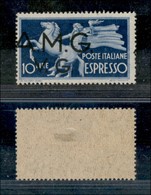 2107 TRIESTE A - 1946 – 10 Lire Espresso Soprastampato AMG V.G. (1bb) – Soprastampa A Sinistra Con A  Avallo – Nuovo Con - Andere & Zonder Classificatie