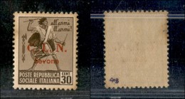 2134 EMISSIONI LOCALI - SAVONA - 1945 – Savona – 3 Cent Tamburino Soprastampato (5) – Punto Dopo La “C” Più Basso – Non  - Otros & Sin Clasificación