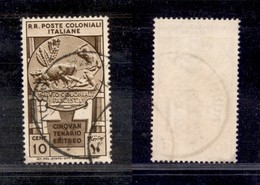 2199 COLONIE - EMISSIONI GENERALI - 1933 – 10 Cent Cinquantenario Eritreo (23) – Usato (40) - Otros & Sin Clasificación