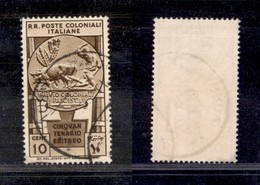 2199 COLONIE - EMISSIONI GENERALI - 1933 – 10 Cent Cinquantenario Eritreo (23) – Usato (40) - Other & Unclassified