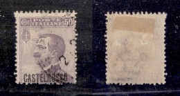 2218 COLONIE - CASTELROSSO - 1922 – 50 Cent Michetti Soprastampato (7) – Usato (55) - Altri & Non Classificati