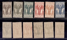 2252 COLONIE - ERITREA - 1928 – Pro Istituto Coloniale (107/112) – Serie Completa Di 6 Valori – Gomma Integra (20) - Altri & Non Classificati