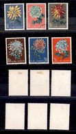 2371 CINA - 1961 – Crisantemi III Emissione (mich.583/588) – Serie Completa Di 6 Valori – Usati (30) - Altri & Non Classificati