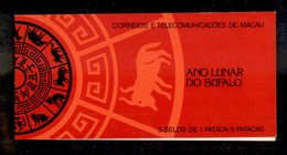2426 MACAU - 1985 – Libretto Anno Lunare Del Bufalo – Nuovo (35) - Altri & Non Classificati