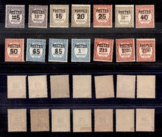 2470 MONACO - 1937 – Segnatasse Soprastampati (unif.140/152A) – Serie Completa Di 14 Valori – Nuovi Con Gomma (100) - Andere & Zonder Classificatie
