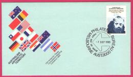 Document 024, Antarctique AAT Enveloppe Année 1983 Philatelic Bureau Melbourne - Storia Postale