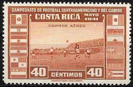 Costa Rica: Campionato Di Calcio Centroamericano E Dei Caraibi, Central American And Caribbean Football Championship - Unused Stamps