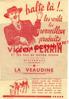 63- OLLIERGUES- RARE PUBLICITE VICTOR PERRIN- LA VEAUDINE- VEAUX PORCELETS- PORCS-COCHON-PERRINOX-DORYPHORE - Agriculture