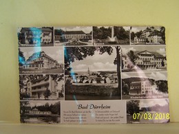 BAS DURRHEIM (ALLEMAGNE) CARTE MULTI-VUES. KAROLUSHEIM. KURHAUS. KURPARK. SANATORIUM.  PARKHOTEL KREUZ. LUISENHEIM...... - Bad Duerrheim