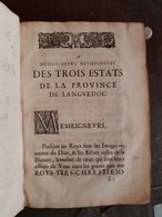 INSTRUCTION POUR Le Franc-alleu De La Province Du LANGUEDOC Establi Et Defendu Par CAZENEUVE En 1650 (Edition Originale) - Jusque 1700