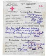 1944 - RED CROSS - CROIX-ROUGE - LETTRE CORRESPONDANCE De ALGER (ALGERIE) => PARIS - Croix Rouge