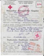 1943 - RED CROSS - CROIX-ROUGE - LETTRE CORRESPONDANCE De KOUBA (ALGERIE) => PARIS - Croix Rouge