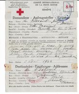 1944 - RED CROSS - CROIX-ROUGE - LETTRE CORRESPONDANCE De ORAN (ALGERIE) => LA BREDE (GIRONDE) - Croce Rossa