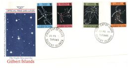 (999) Gilbert Island FDC Cover - Night Sky Over Gilbert Isl - Stars Constellation - Sonstige - Ozeanien