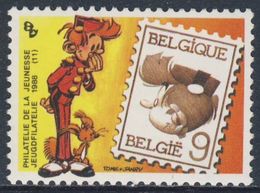 Belgie Belgique Belgium 1988 Mi 2354 YT 2302 ** Spirou / Robbedoes By Robert Velter / Comic Strip / Stripfiguur - Bandes Dessinées