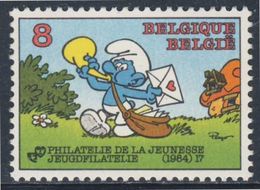 Belgie Belgique Belgium 1984 Mi 2202 YT 2150 ** Smurf Postman / Schlumpf Postbote By Peyo / Comic Strip / Stripfiguur - Bandes Dessinées