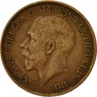 Grande-Bretagne, George V, 1/2 Penny, 1913, TTB, Bronze, KM:809 - C. 1/2 Penny