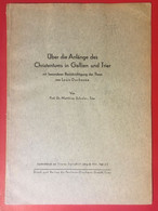 Über Die Anfänge Des Christentums In Gallien Und Trier 1931 Heft 2/3 - Cronaca & Annuari