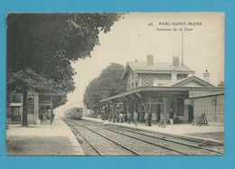 CPA 46  - Chemin De Fer Arrivée Du Train En Gare PARC SAINT-MAUR 94 - Autres & Non Classés