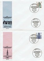 Germany / Berlin - Mi-Nr 793/796 Ganzsache Umschlag / Cover FDC (O1190)- - Privé Briefomslagen - Gebruikt