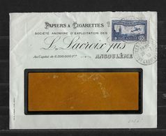 1933 POSTE AERIENNE → Brief Von Angoulême  ►L.Lacroix Fils◄ - 1927-1959 Covers & Documents
