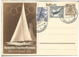 ALEMANIA REICH 1936 JUEGOS OLIMPICOS DE BERLIN MAT FAHRBARES POSTAMT M - Summer 1936: Berlin