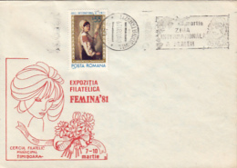 69815- INTERNATIONAL WOMEN'S YEAR, SPECIAL COVER, 1981, ROMANIA - Covers & Documents