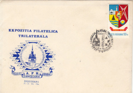 69824- FAGARAS-SIGHISOARA-ODORHEI PHILATELIC EXHIBITION, SPECIAL COVER, 1984, ROMANIA - Covers & Documents