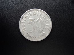 ALLEMAGNE : 50 REICHSPFENNIG  1941 G   KM 96    TTB - 50 Reichspfennig