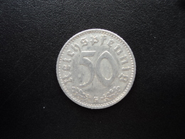 ALLEMAGNE : 50 REICHSPFENNIG  1943 G  KM 96   SUP - 50 Reichspfennig