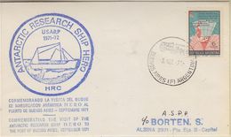 Argentina 1971 Antarctic Research Ship Hero Ca 3 Sep 71 Cover  (37855) - Polar Ships & Icebreakers