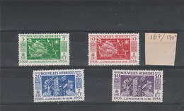 Nouvelles Hébrides - Yvert  167 à 170 * Neufs Avec Charnière - Unused Stamps