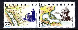 SLOVENIA 1992 Discovery Of America / Kappus MNH / **.  Michel 21-22 - Slovénie