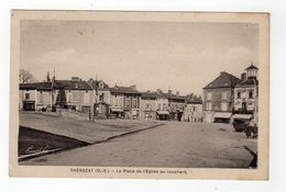 Mar18     7981351  Thénezay  La Place De L'église Au Couchant - Thenezay