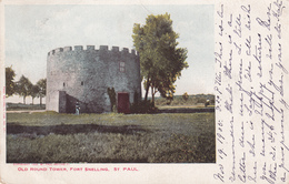 Antique Postcard 1905 - Fort Snelling Minnesota - Undivided Back - Stamp & Postmark - 2 Scans - St Paul