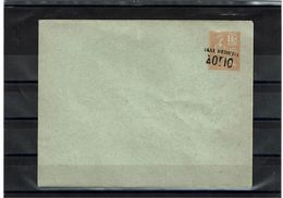 CTN27 - ENV. MOUCHON PRIMITIF15c SURCH TAXE REDUITE DATE 107 - Standard Covers & Stamped On Demand (before 1995)