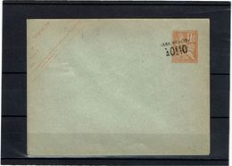 CTN27 - ENV. MOUCHON PRIMITIF15c AVEC INSCRIPTIONS TAXE REDUITE DATE 223 - Standard Covers & Stamped On Demand (before 1995)