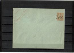 CTN27 - ENV. MOUCHON PRIMITIF15c AVEC INSCRIPTIONS 147x112 TAXE REDUITE SANS DATE PAR MAIUVAISE COUPE - Standard Covers & Stamped On Demand (before 1995)