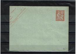 CTN27 - ENV. MOUCHON RETOUCHE15c  DATE 313 - Standard Covers & Stamped On Demand (before 1995)